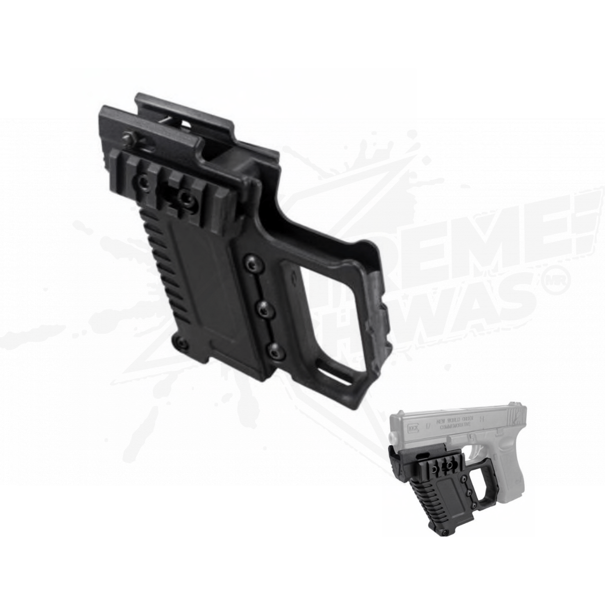 Accesorio Para Glock 17, 18, 19 Airsoft Riel 2x20mm – XtremeChiwas