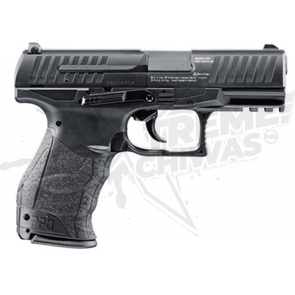 Pistola Airsoft Walther PPQ Negro Pack CO2 Bbs 6mm – XtremeChiwas