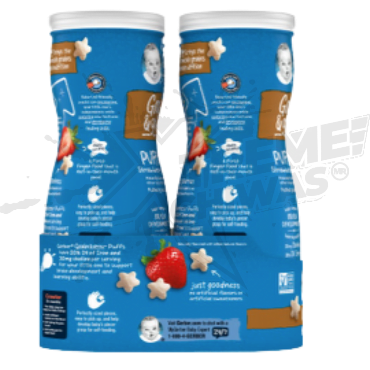 Paquete Snacks Para Bebes Puffs Sabores Banana, Manzana Y Fresa - Image 4