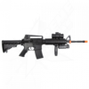  M83A2 Airsoft M4 Rifle eléctrico AEG semi/completamente  automático cargador de batería recargable incluido Red Dot Scope Foregrip  Correa Clip de repuesto y Bulldog Airsoft 2000 BBS 0.236 in : Deportes y