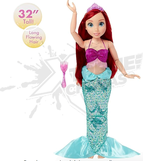 Muñeca Ariel La Sirenita Gigante 81 cm Articulada - Image 3