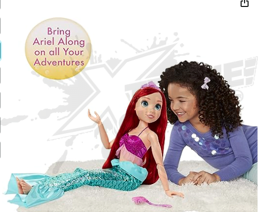 Muñeca Ariel La Sirenita Gigante 81 cm Articulada - Image 4