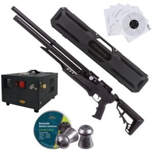 Rifle Air Venturi Avenge-x Tactical PCP .25 (6.35mm) TUBO 210cc Kit c/compresor