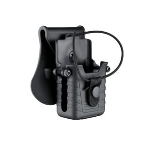 Amomax Porta Radio Táctico Hard Shell Color Negro