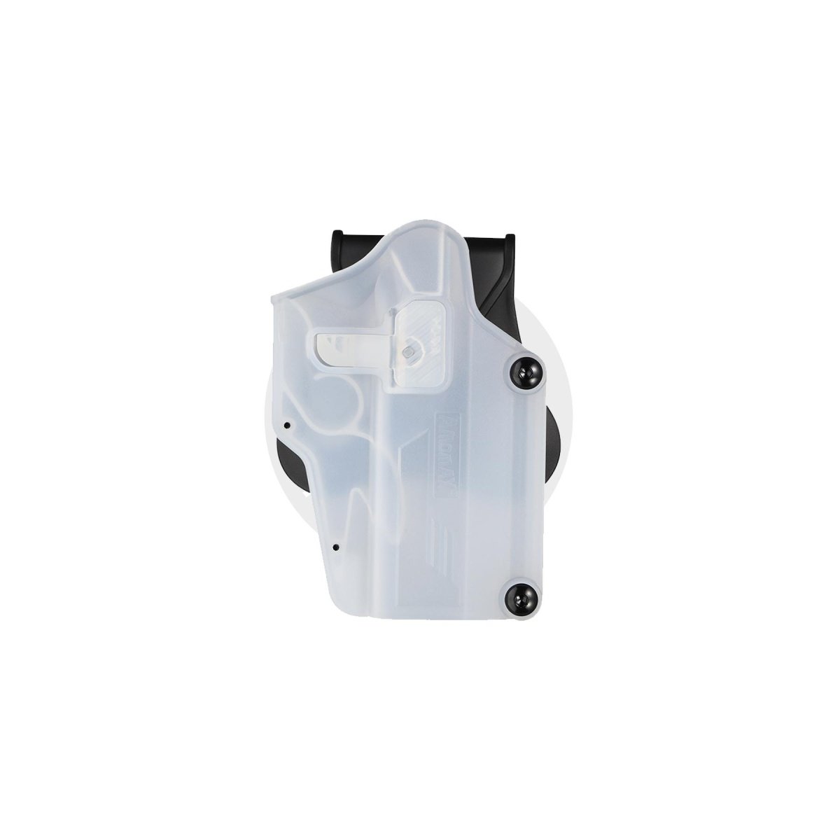 Amomax Funda Universal Paddle Q.R. Polímero Transparente Blanco