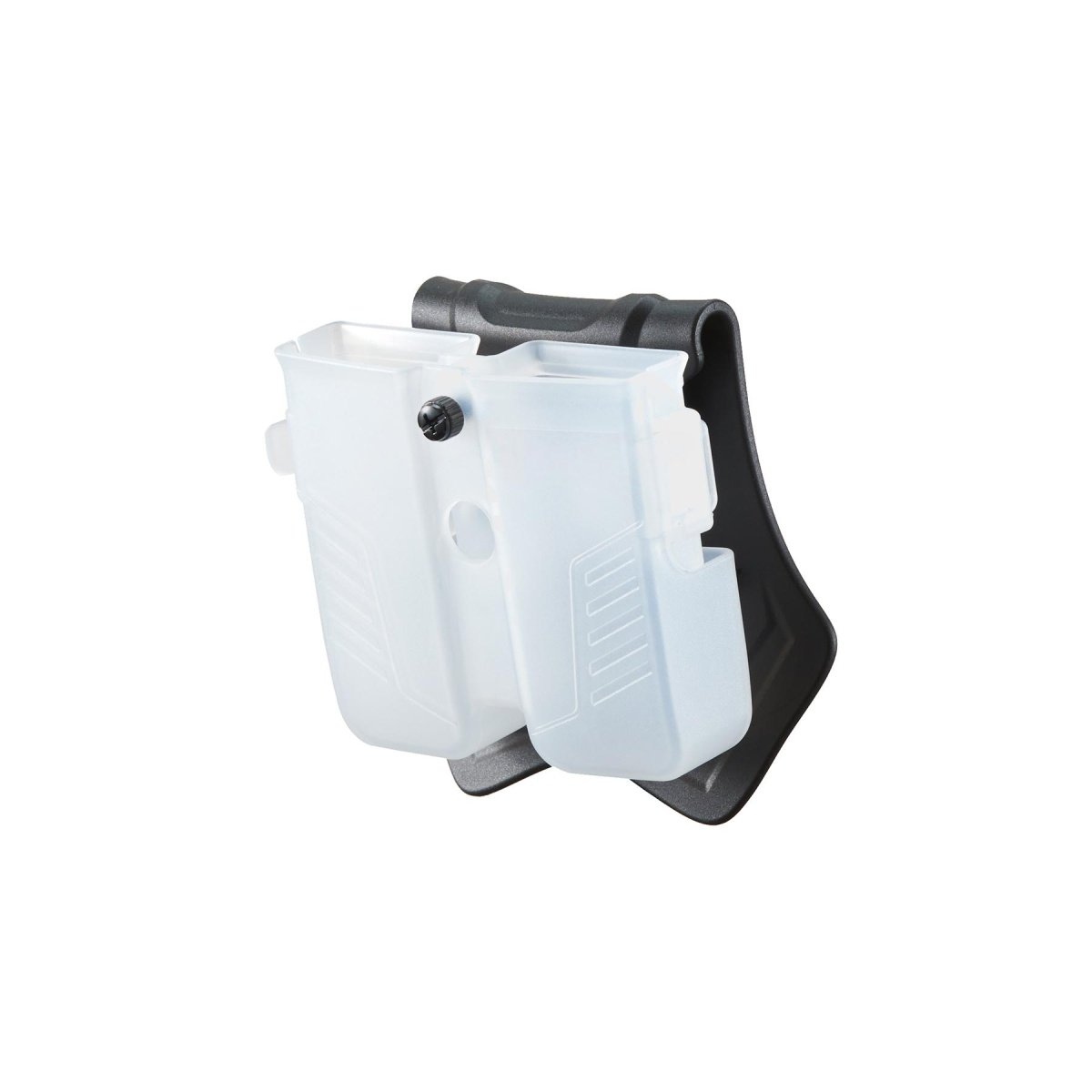 Amomax Porta Cargadores Doble Universal Transparente Frost