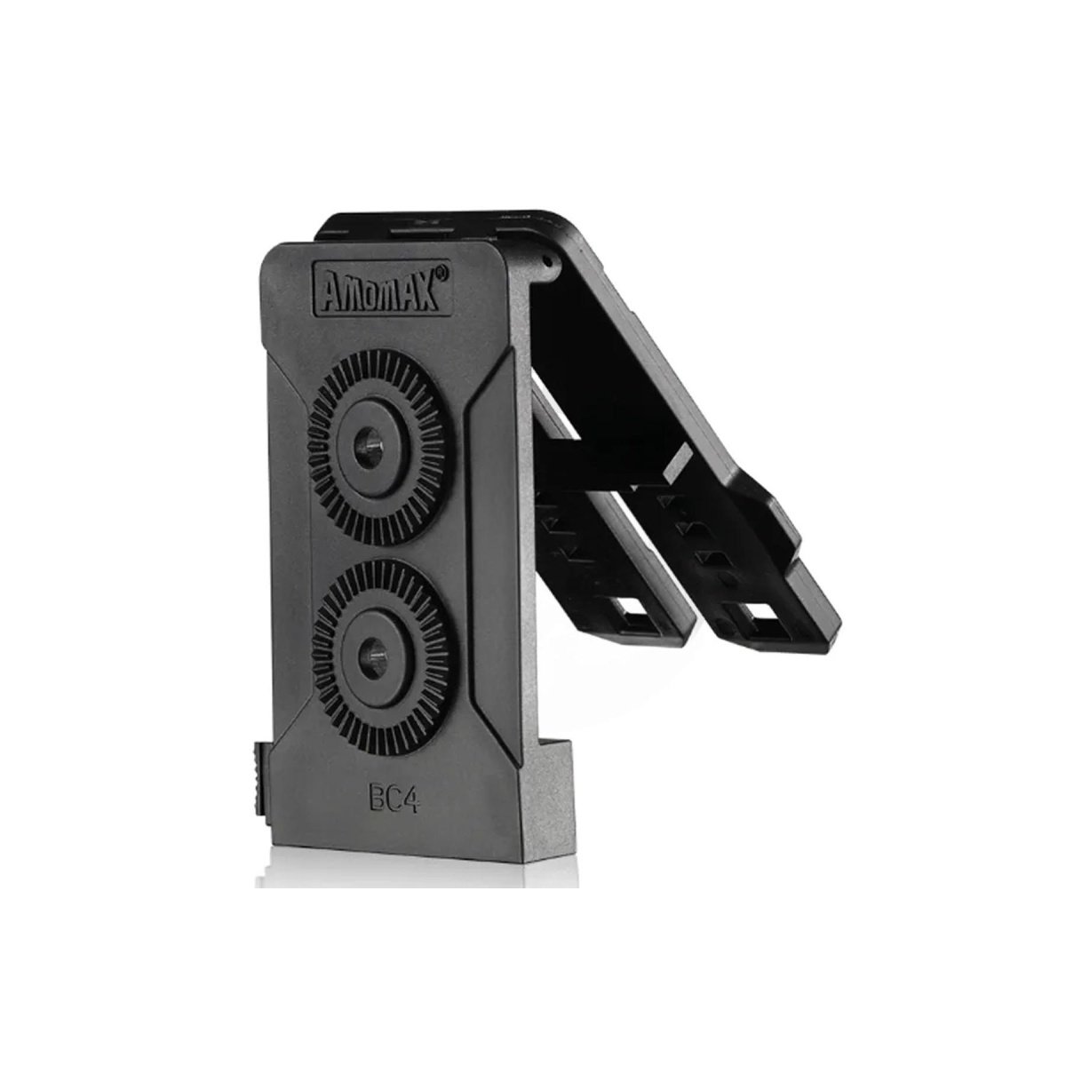 Amomax Adaptador MOLLE y Clip de Cinturón para Funda Negro