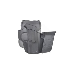 CYTAC R-Defender Funda Táctica con Porta Cargador para Glock G19 G23 G32 Negra