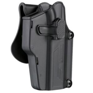 Amomax Funda Paddle Táctica para Springfield XDM Airsoft Color Negro