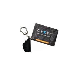 CYTAC Llavero Mini Funda Táctica Hard Shell Color Negro