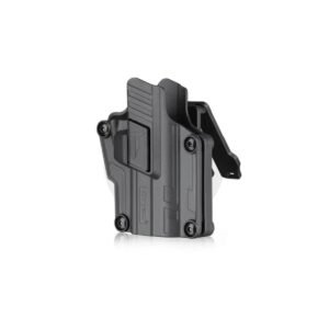 CYTAC Funda Táctica Mega-Fit Gen 2 Hard Shell con Clip de Cinturón Mejorado Negra