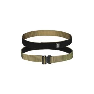 Amomax Cinturón Táctico MOLLE Doble 1.75 Pulgadas Verde Ranger Mediano